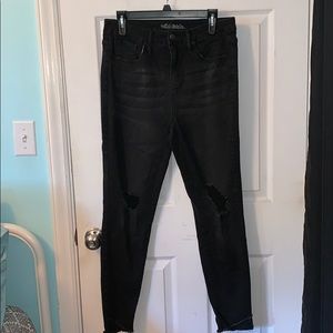 Wild Fable Black Ripped High Rise Skinny Jeans